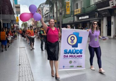Santa Maria recebe Caminhada e Feira de Saúde em celebração ao Mês da Mulher